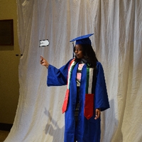 Student enjoys GradFest activity